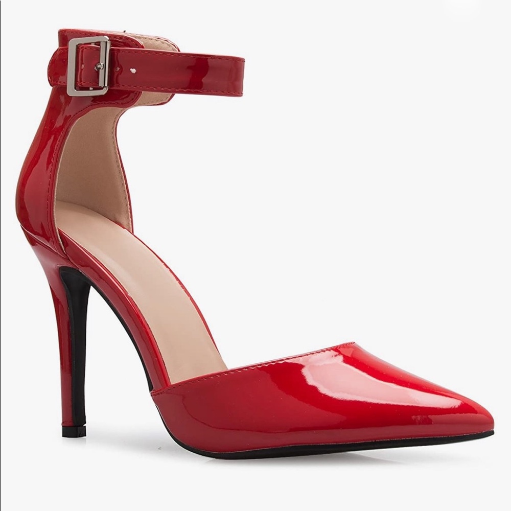 Red Patent Leather Heels